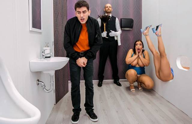 Две подружки после тусовки оседлали молоденького тусовщика